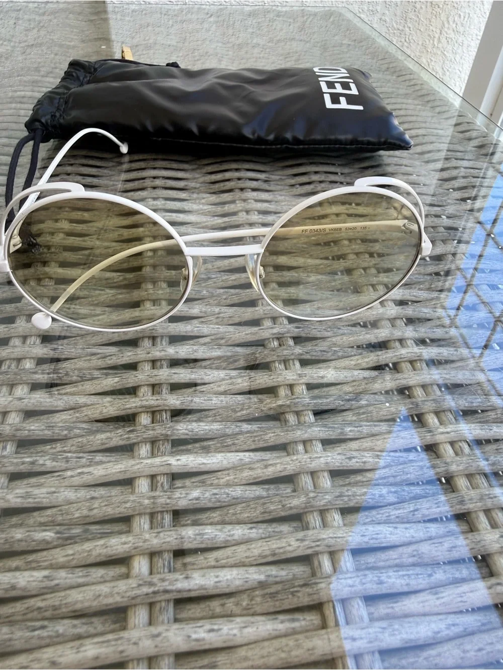 Fendi round sunglasses